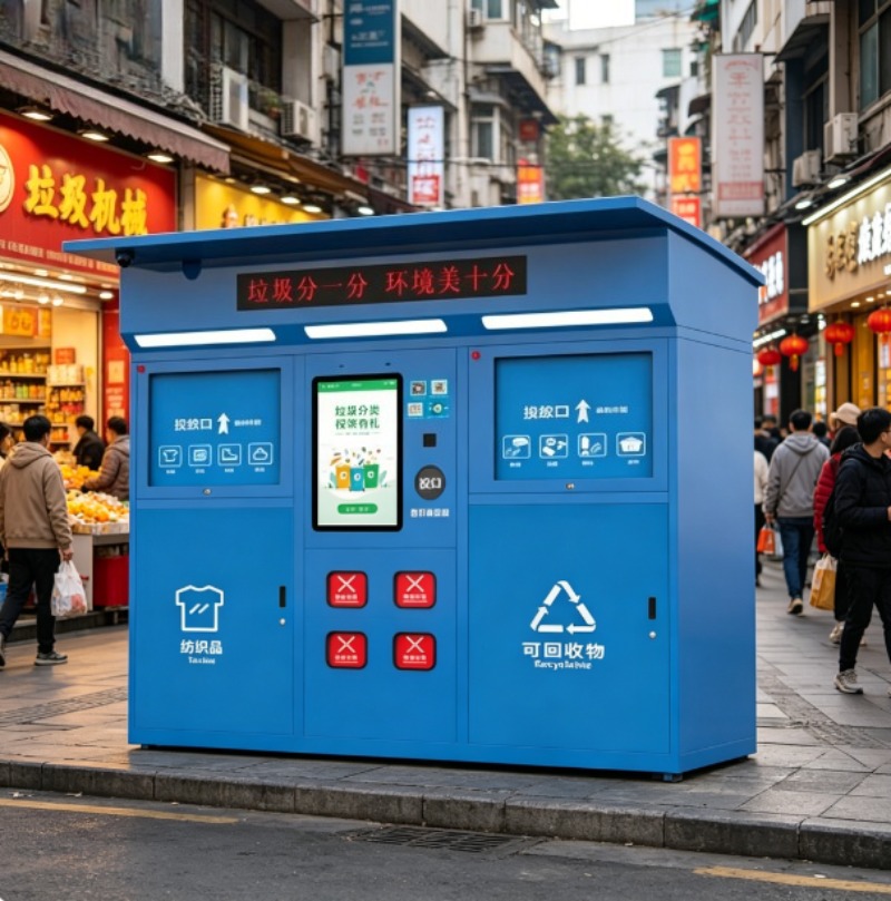 Vending Machine Qr Code - Distributore Automatico Inverso per Rifiuti Riciclabili