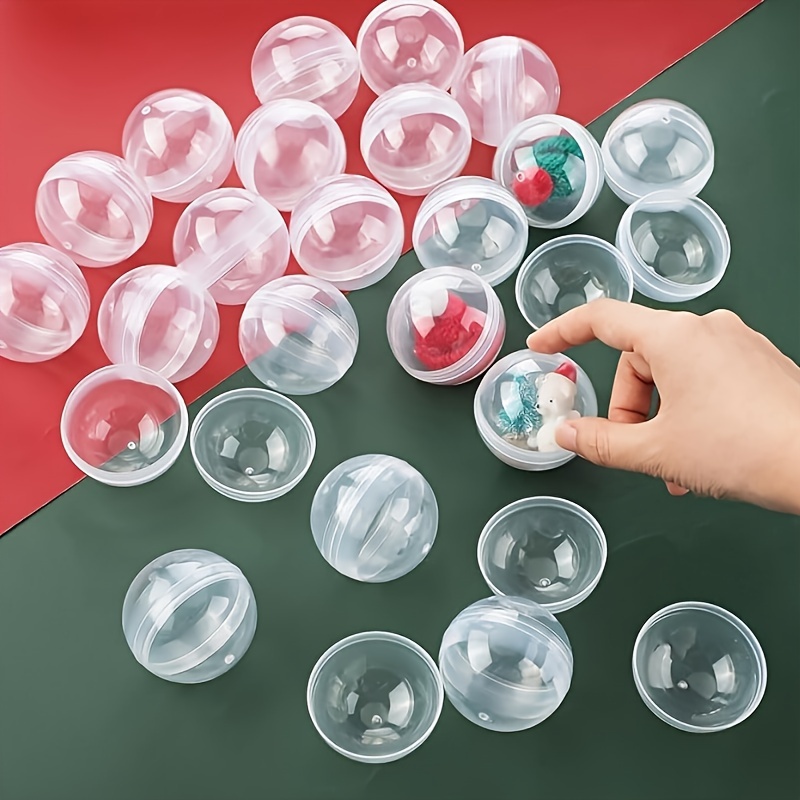 Prize Capsule Toy Machine - Capsule rotonde in plastica trasparente da