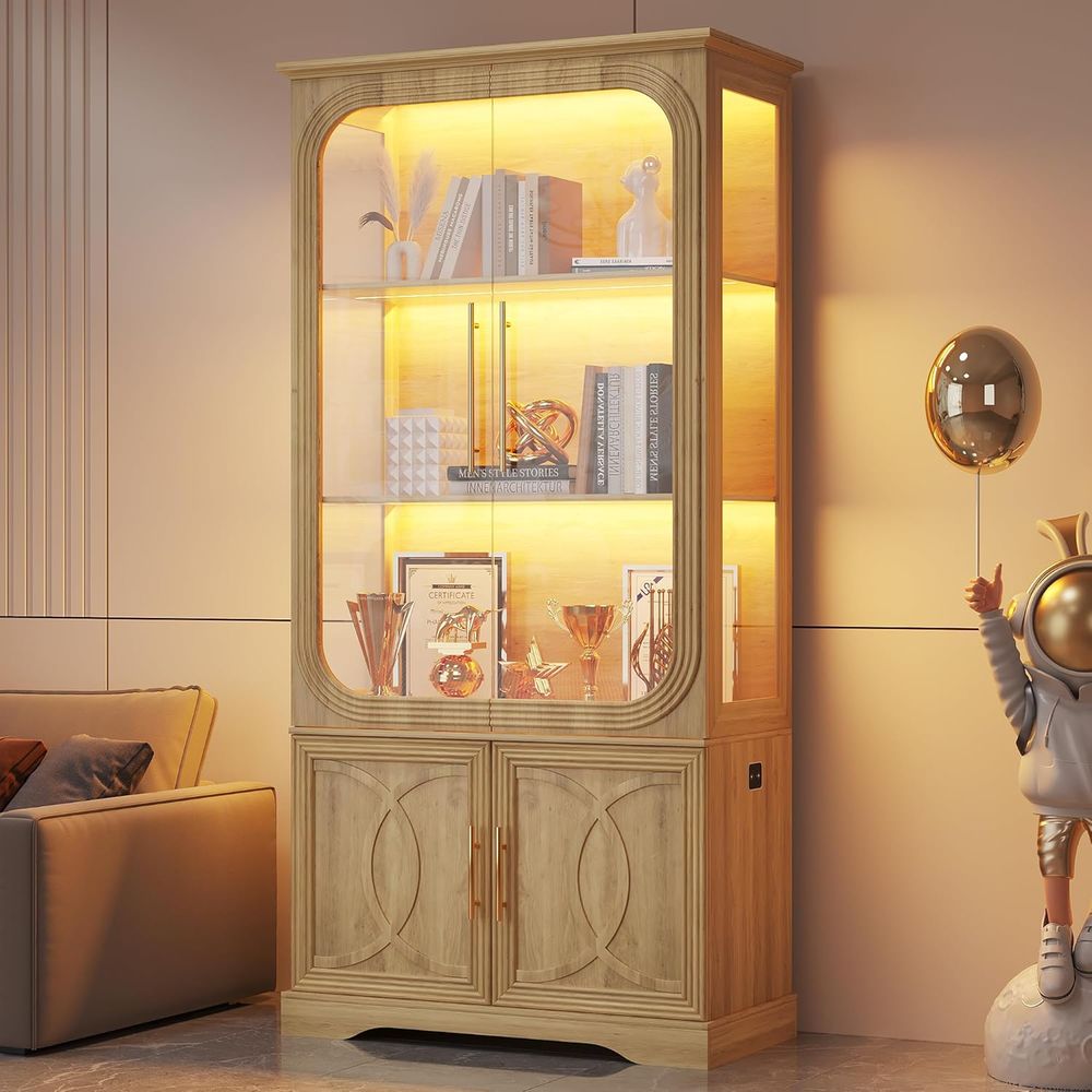 Glass Cabinet Display - Vetrina Espositiva in Vetro a 5