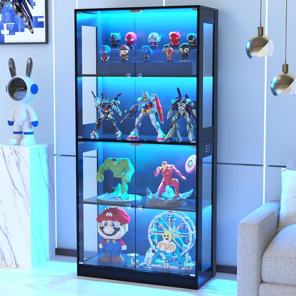 Glass Cabinet Display - Vetrina con Porta in Vetro, 4