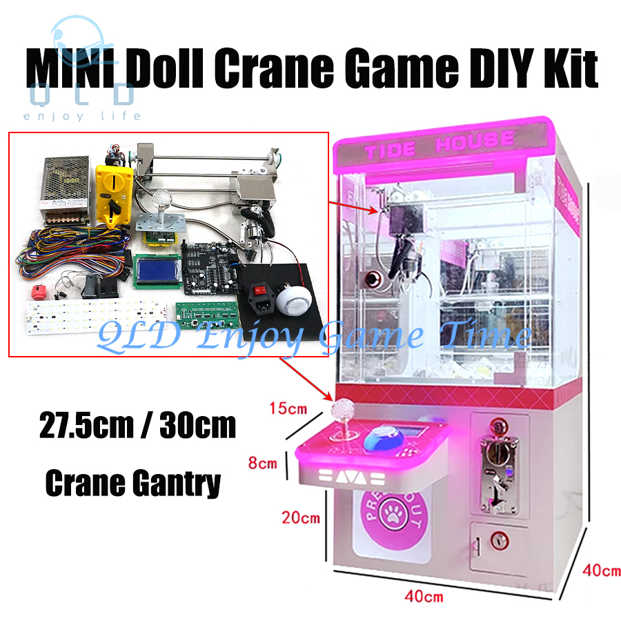 Crane Claw Motor - Mini portale in acciaio inossidabile da