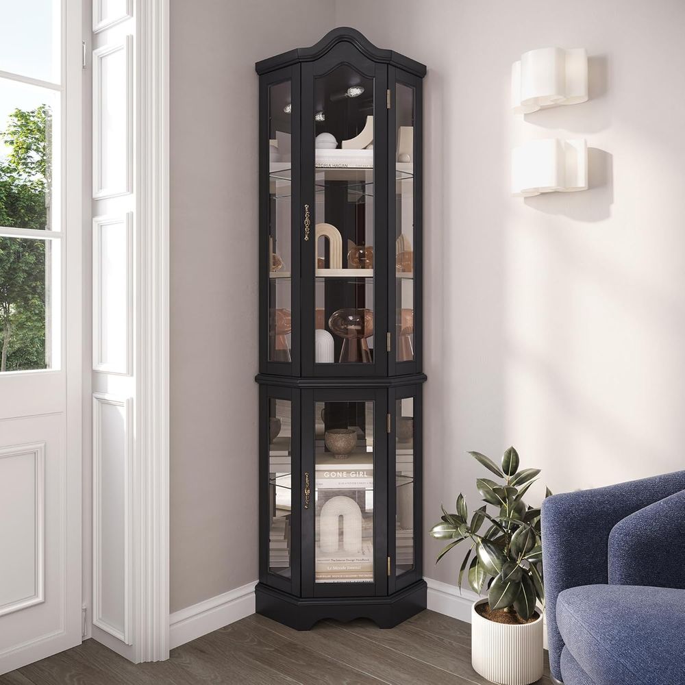 Glass Cabinet Display - Vetrina espositiva illuminata a 3 lati