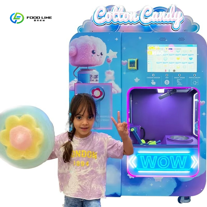Candy Floss Machine - Macchina per Zucchero Filato Completamente Automatica