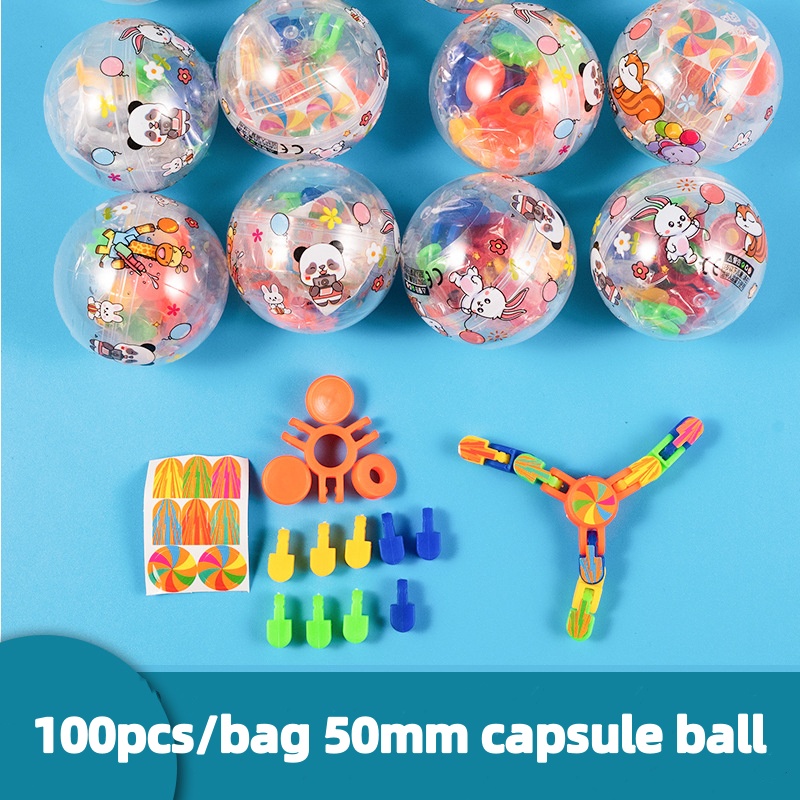 Prize Capsule Toy Machine - 100 pz/borsa 50mm capsula palla stile