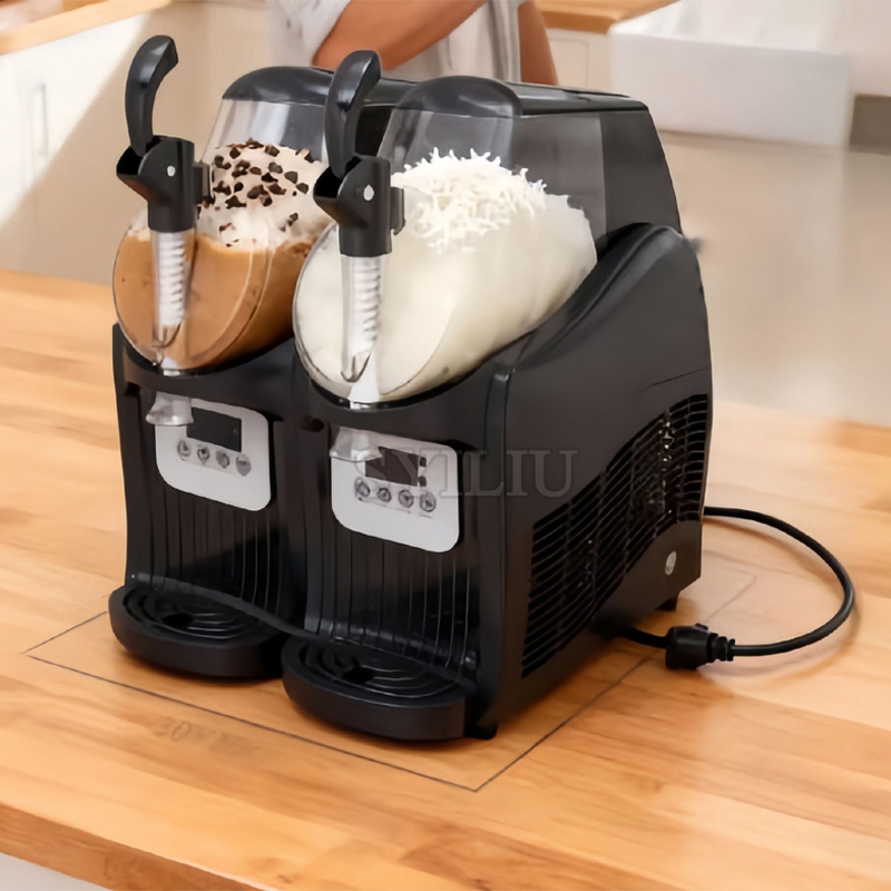 Slushie Machine Vending - Macchina per Slushy, 4L, Doppio Cilindro,