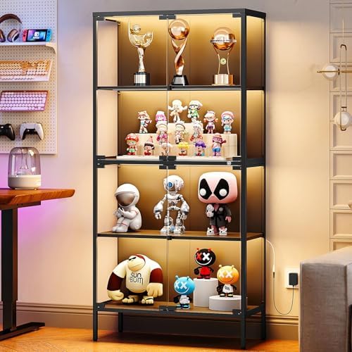 Glass Cabinet Display - Vetrina in Vetro da 65 Pollici
