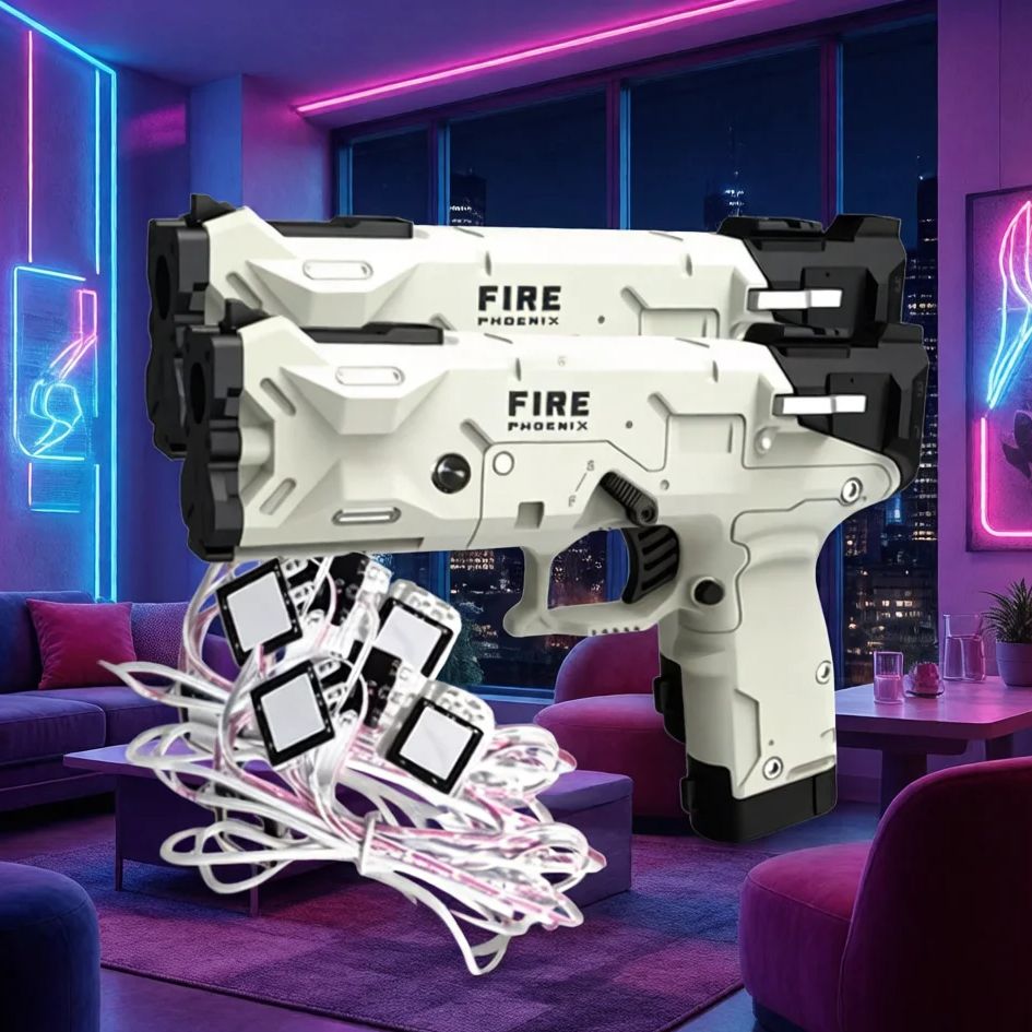 Gun Shooting Arcade - Pistola elettromagnetica wireless 2p GUN4IR con