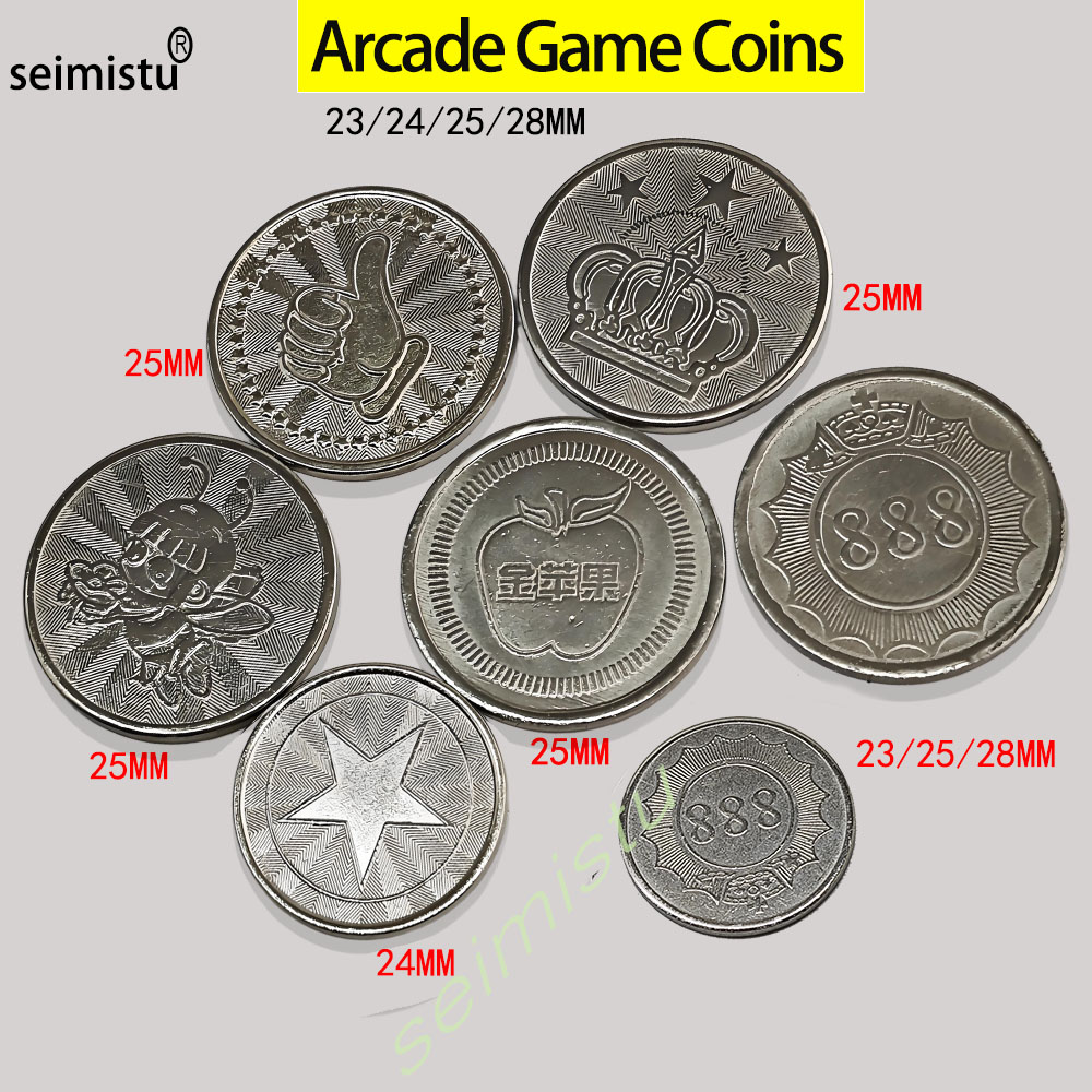 Vending Game - 100 pezzi in acciaio inossidabile 23/24/25mm