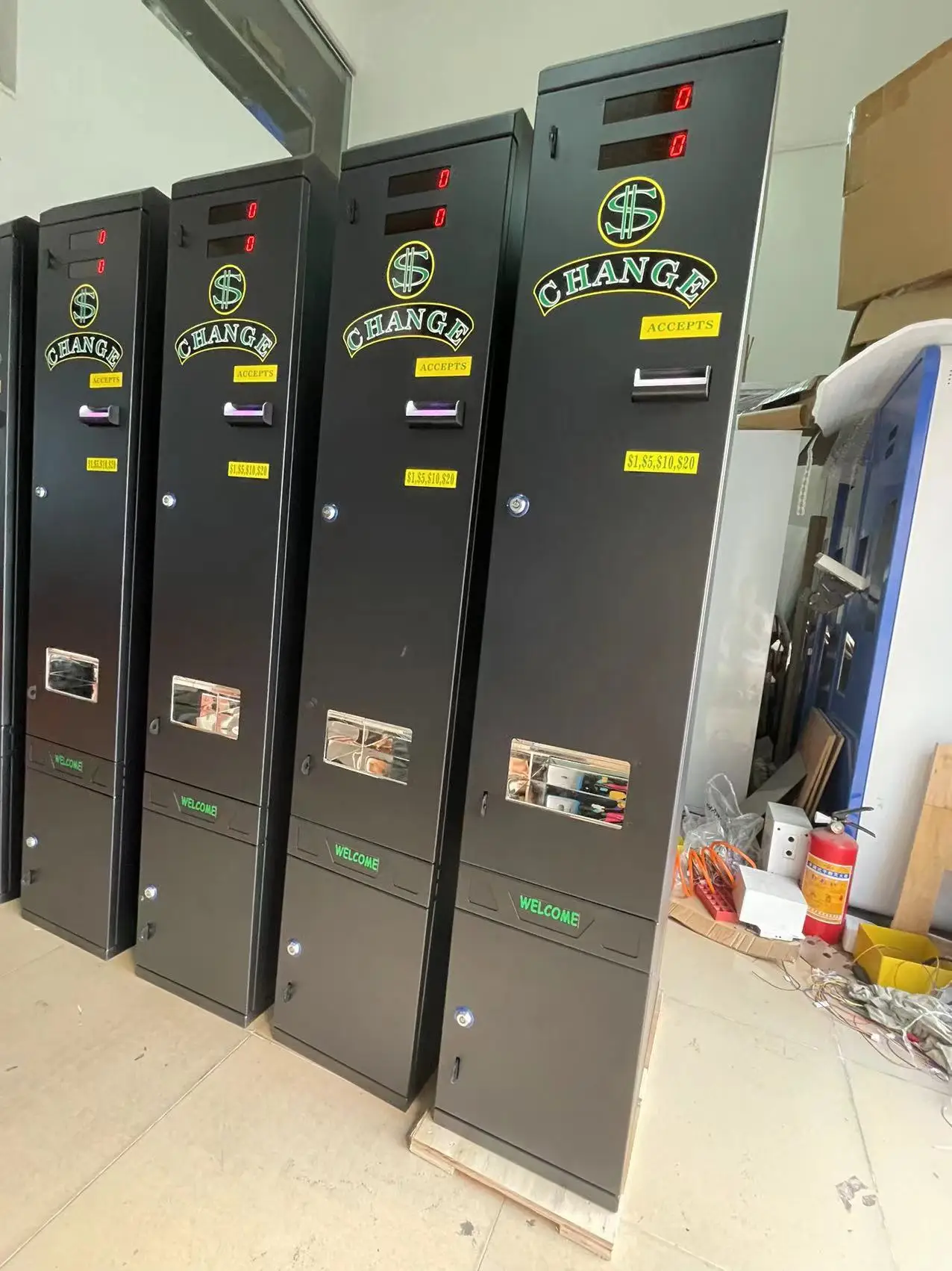 Vending Q - # q macchina per il cambio/cambiatore