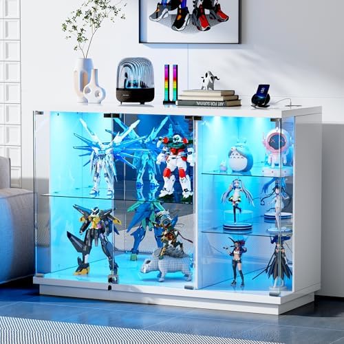 Glass Cabinet Display - Vetrina in Vetro con Serratura e
