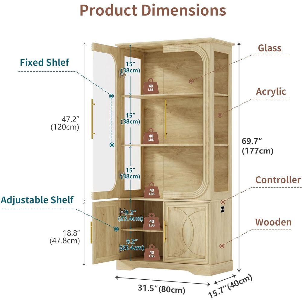 Vetrina Espositiva in Vetro a  - Glass Cabinet Display recensione e prezzo
