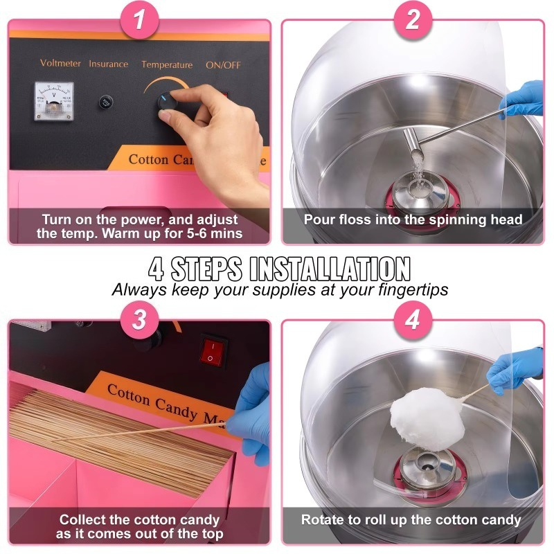 Macchina Commerciale per Zucch - Candy Floss Machine recensione e prezzo