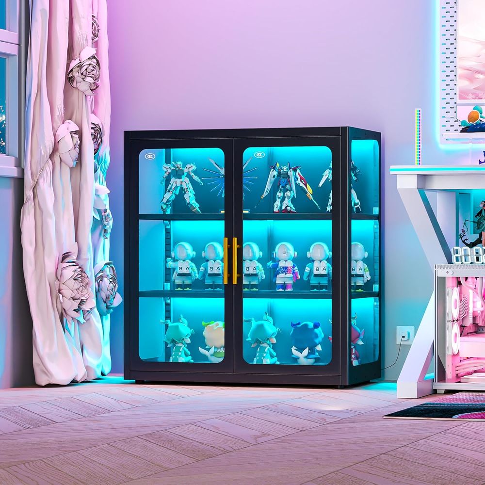 Vetrina Alta 34 con Porte in V - Glass Cabinet Display recensione e prezzo