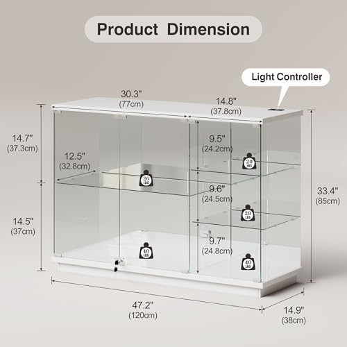 Vetrina in vetro RGB con serra - Glass Cabinet Display recensione e prezzo