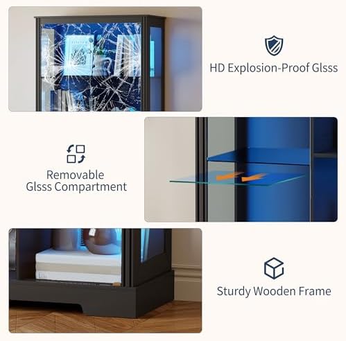 Vetrina Espositiva da 71'' con - Glass Cabinet Display recensione e prezzo