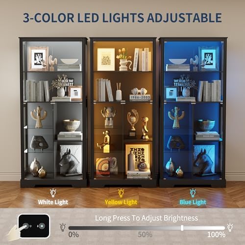 Vetrina Espositiva da 71'' con - Glass Cabinet Display recensione e prezzo