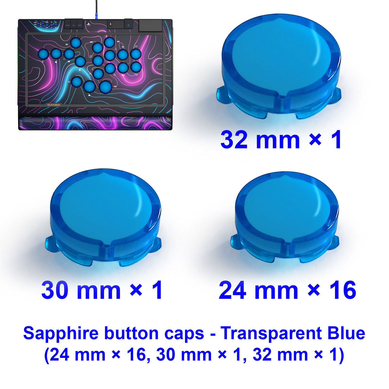QANBA SAPPHIRE S1 Cappucci per - Joystick Arcade Parts recensione e prezzo