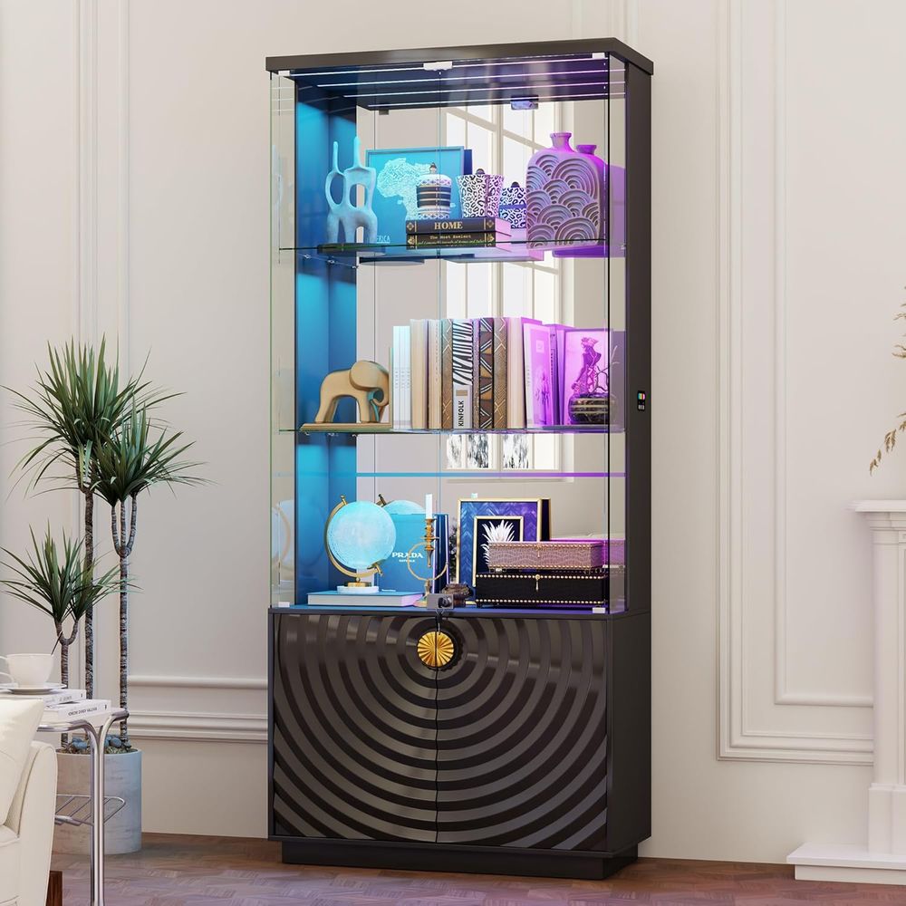 Vetrina in Vetro 71 con 4 Ripi - Glass Cabinet Display recensione e prezzo