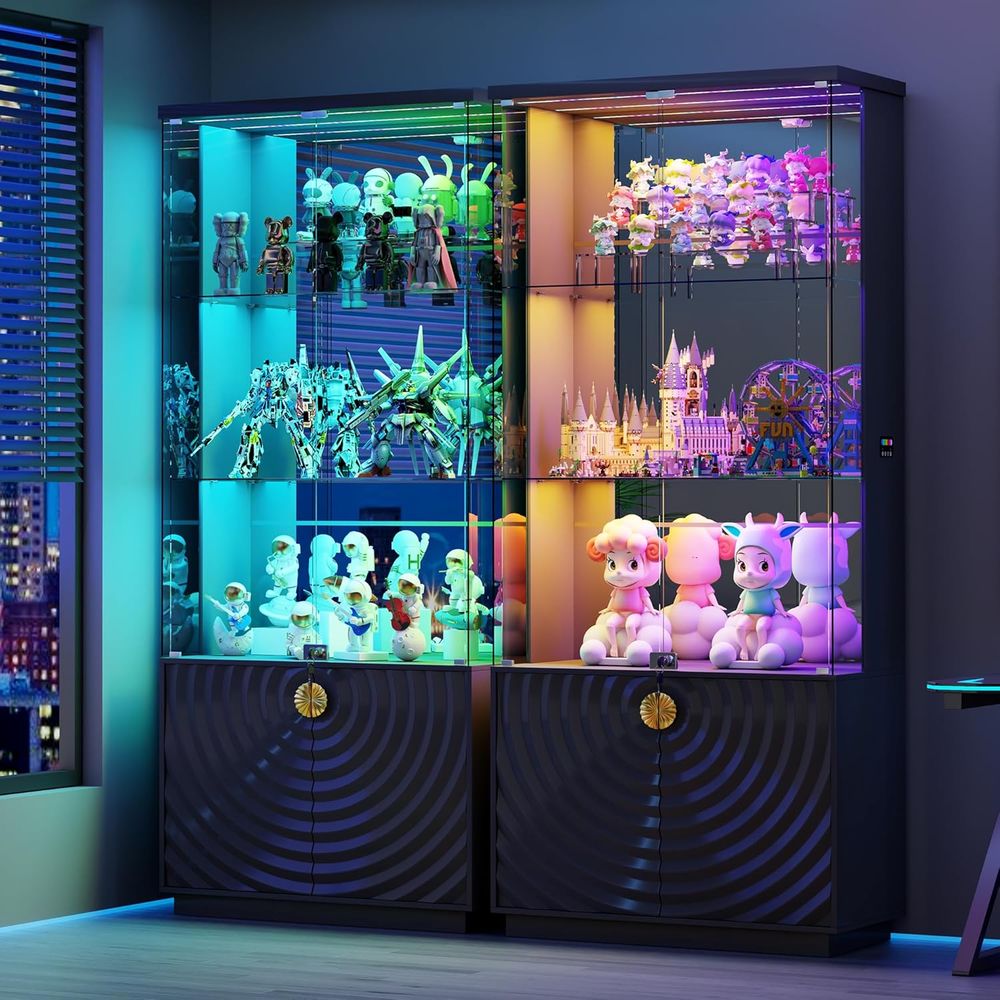 Vetrina in Vetro 71 con 4 Ripi - Glass Cabinet Display recensione e prezzo
