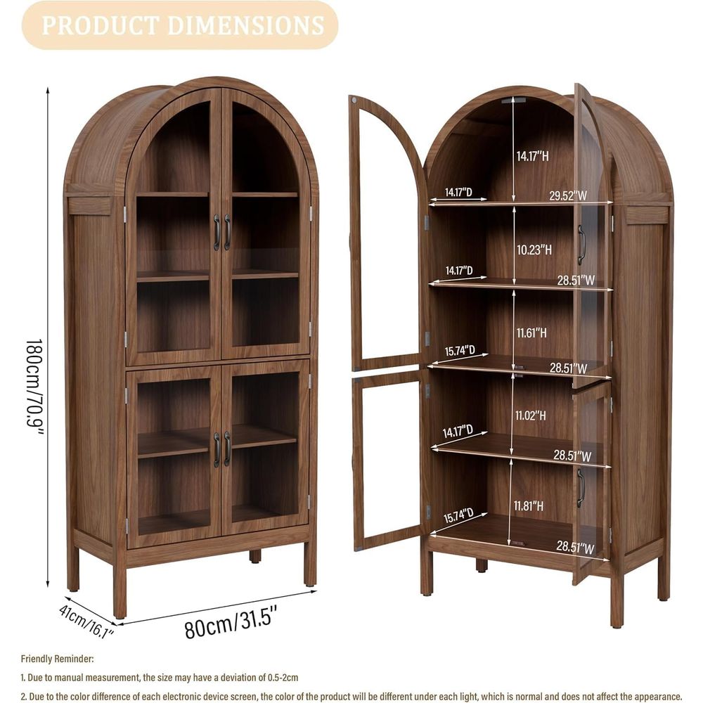 Vetrina Espositiva Alta 70,9 P - Glass Cabinet Display recensione e prezzo