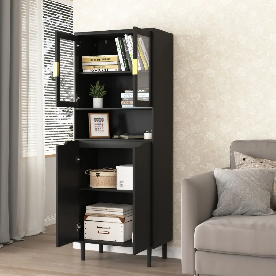 Libreria Alta con 2 Ante in Ve - Glass Cabinet Display recensione e prezzo