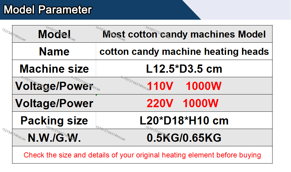 Testina Riscaldante per Macchi - Candy Floss Machine recensione e prezzo