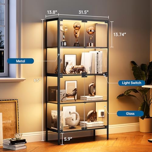 Vetrina in Vetro da 65 Pollici - Glass Cabinet Display recensione e prezzo