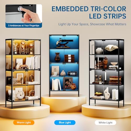 Vetrina in Vetro da 65 Pollici - Glass Cabinet Display recensione e prezzo