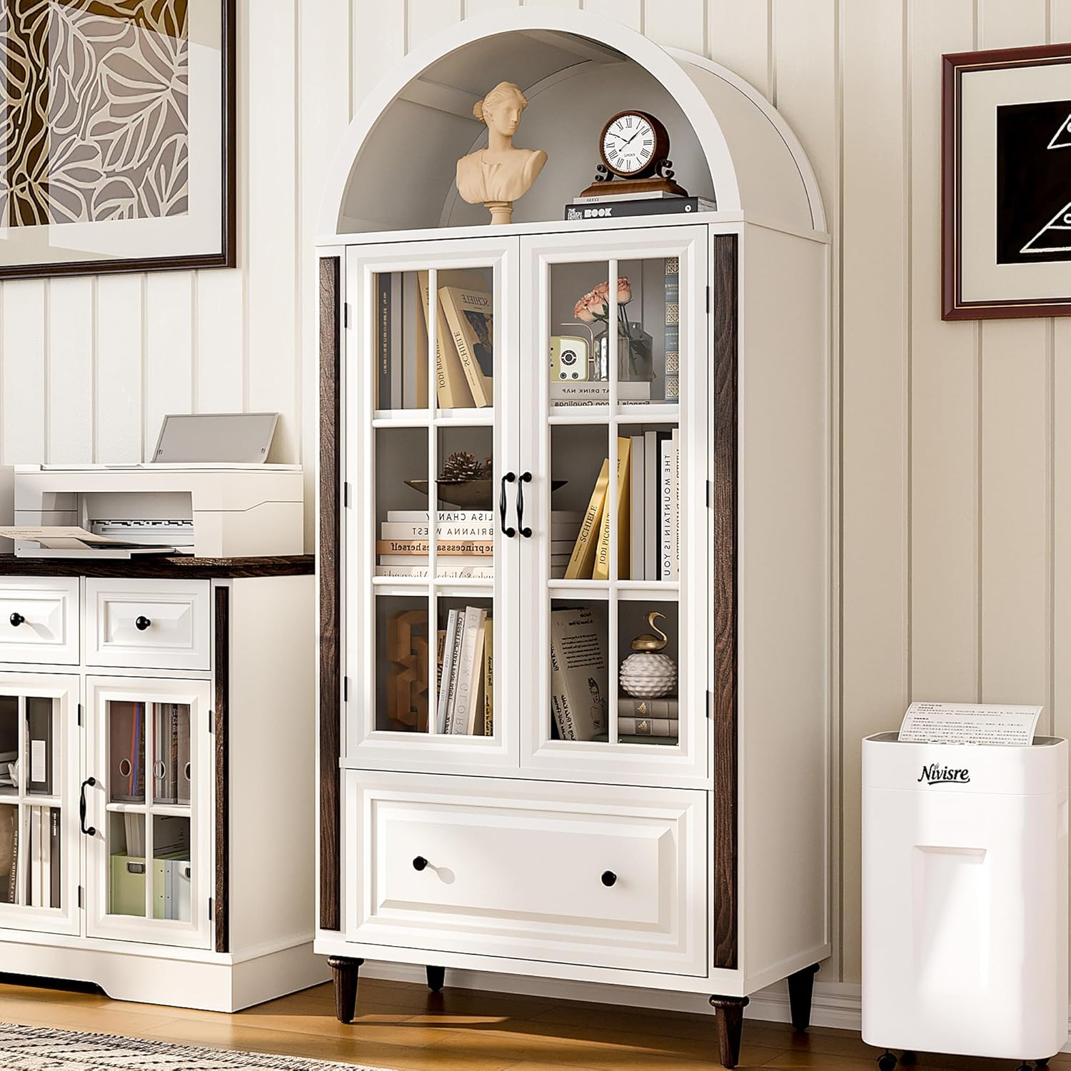 Libreria ad arco artigianale d - Glass Cabinet Display recensione e prezzo