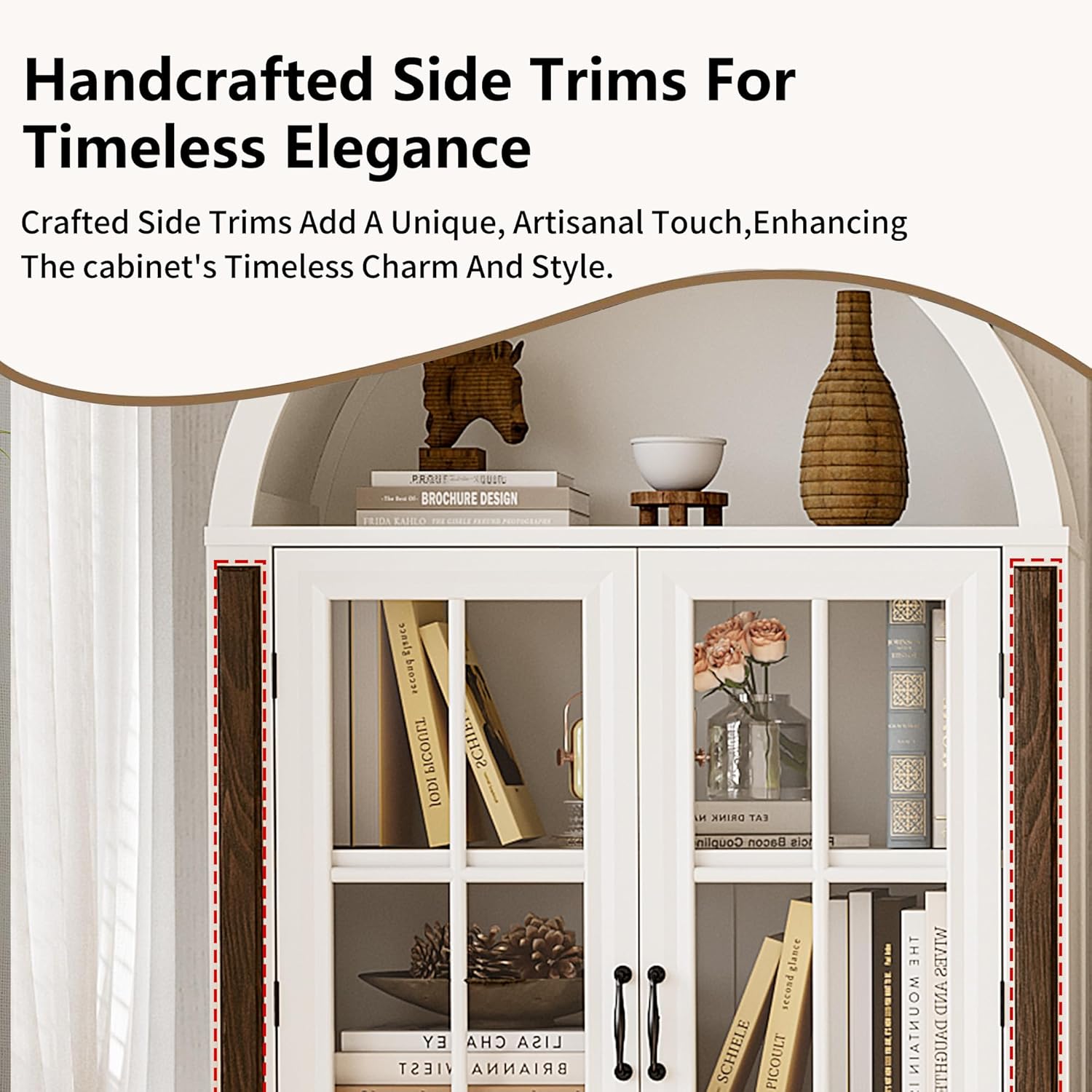 Libreria ad arco artigianale d - Glass Cabinet Display recensione e prezzo