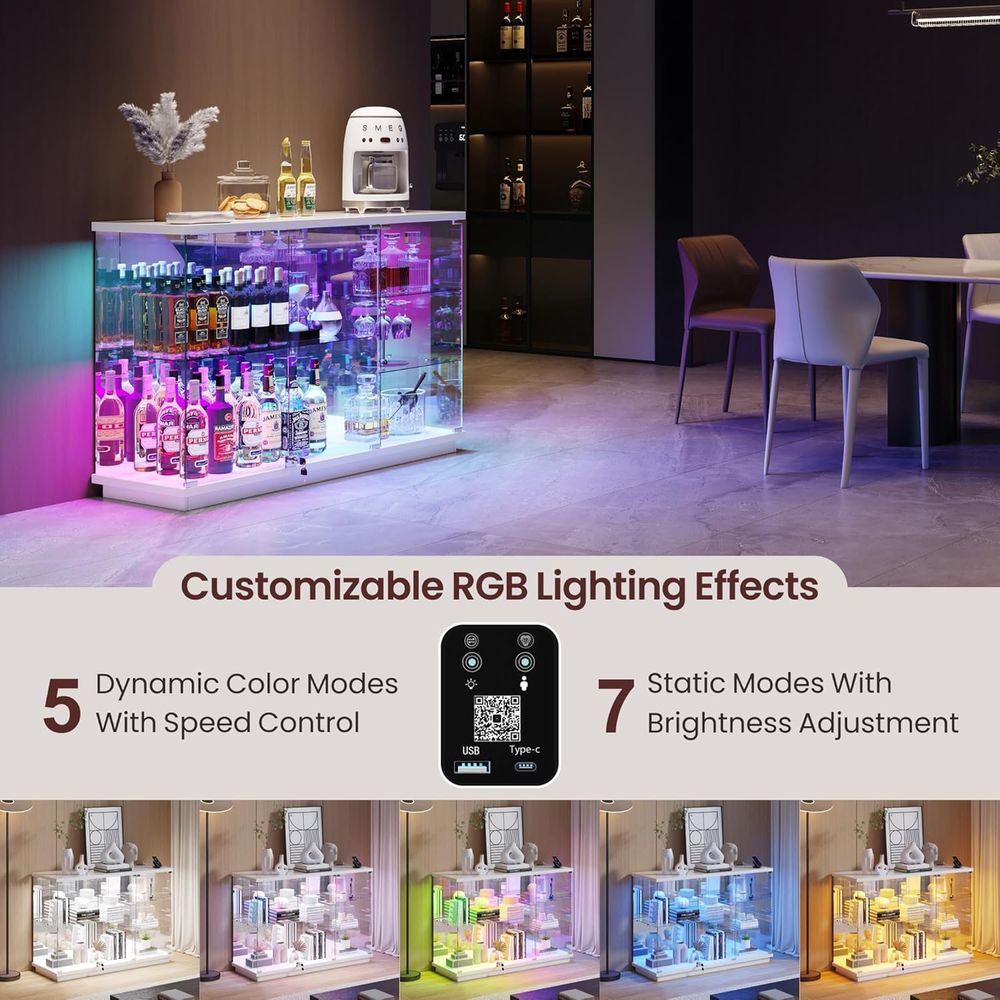 Vetrina Espositiva Bianca Luci - Glass Cabinet Display recensione e prezzo