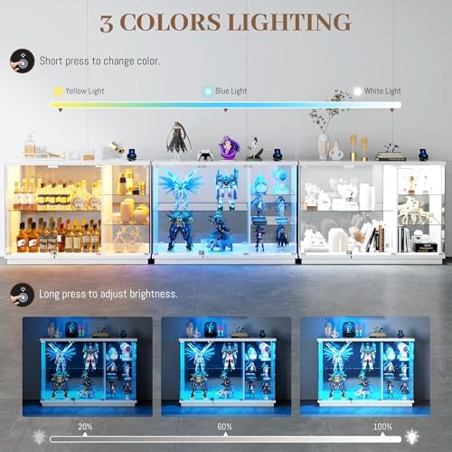 Vetrina in Vetro con Serratura - Glass Cabinet Display recensione e prezzo
